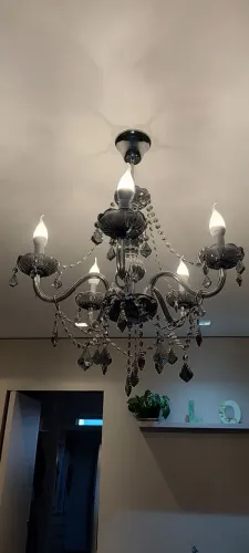 Lustre candelabro 5 braços