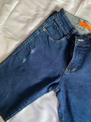 Calça jeans skinny - azul escuro