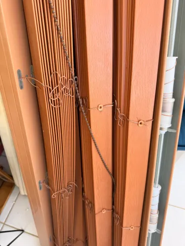 Cortina PVC /madeira