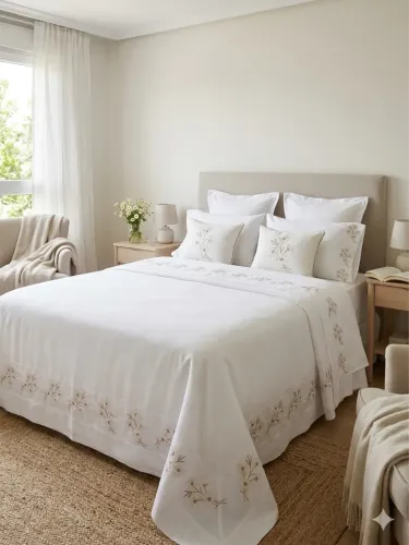 Cobre leito - Cama QUEEN