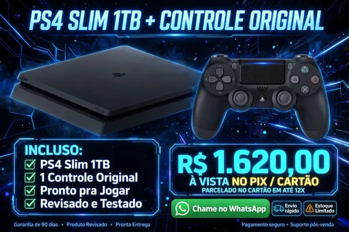 PS4 SLIM - 1TB