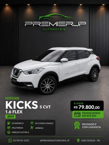 Nissan Kicks S 1.6 16V Flex 5P Aut. 2019