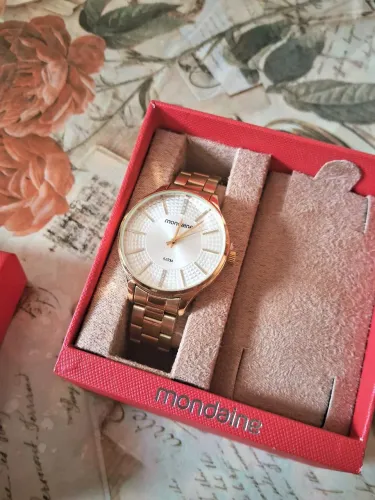 Relógio Feminino Cristais Mondaine