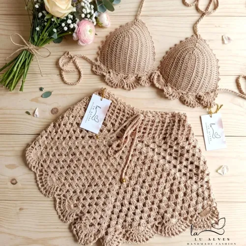 Biquine de croche por encomenda .Chama no zap *19