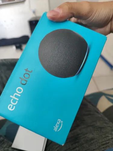 Alexa echo dot 5 geração na caixa (aberta para teste)