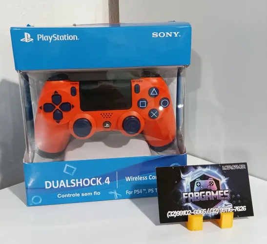 Controle PS4 paralelo 1 linha da Sony. Novo.. Aqui na LOJA FABGAMES. Loja física 