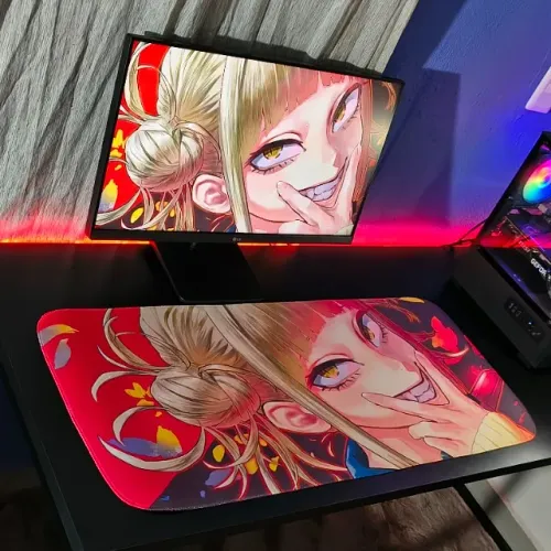 Mousepad Gamer Extra Grande 90x40cm Himiko | Bordas Costuradas