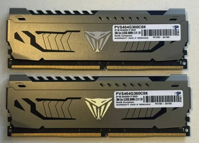 MEMORIAS DDR4 64GB (2X32) 3600 MHZ