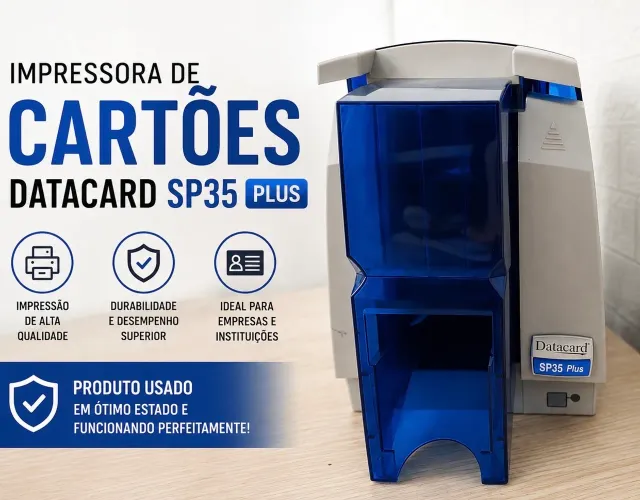Impressora de Cartões Datacard SP35 Plus 