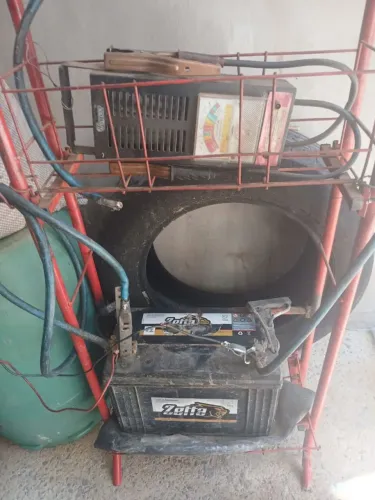 Carrinho de chupeta com teste de bateria