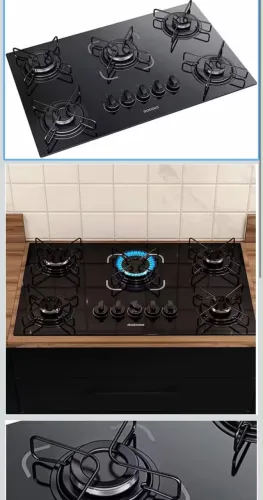 Fogão Cooktop 5 Bocas Itatiaia