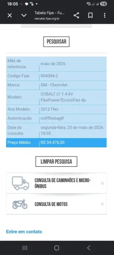 Chevrolet Cobalt LT 1.4 8V Flexpower/econoflex 4P 2012