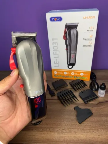 Máquina de Cortar Cabelo Inova LE-LFJ031