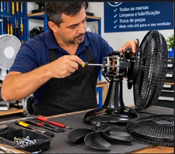 Manutenção em Ventilador