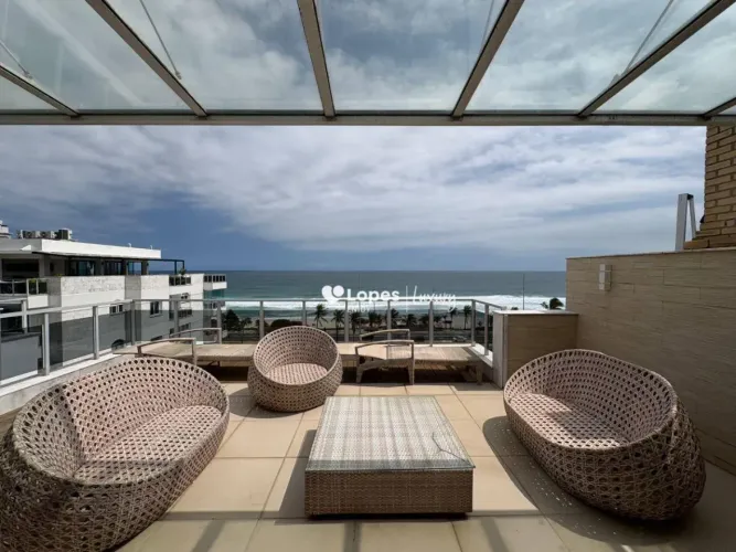 Lopes Enjoy Barra Vende Cobertura 1 suíte, 4 quartos, FRONTAL MAR, 273 m², 2 vagas, Posto