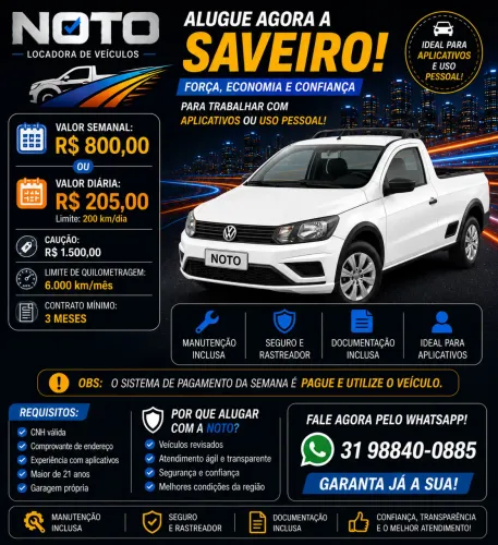 Volkswagen Saveiro Robust 1.6 Total Flex 16V 2026