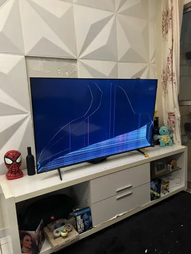 Peças TV trincada Smart Tv 55'' Tcl Qled 4K 55P7k Google Tv Wi-Fi Dual Band