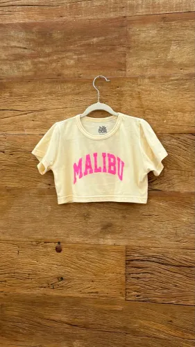 blusa malibu amarela infantil