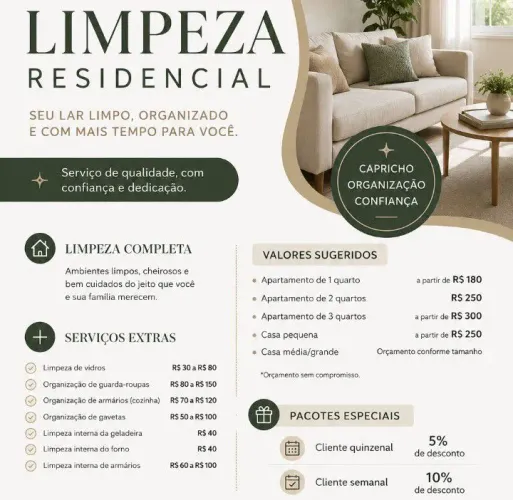 Limpeza e faxina
