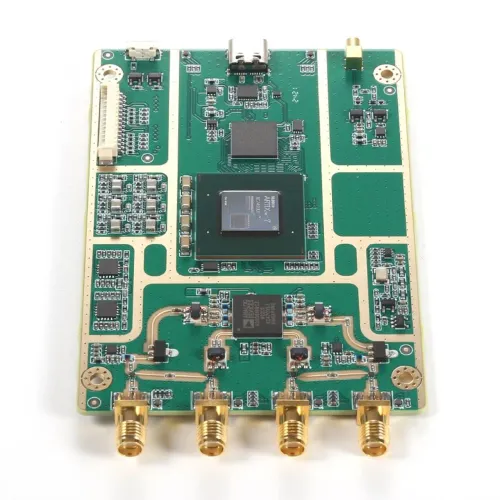 Xc7a100t + ad9361 70mhz-6ghz 2r2t b210 mini placa de rádio definida