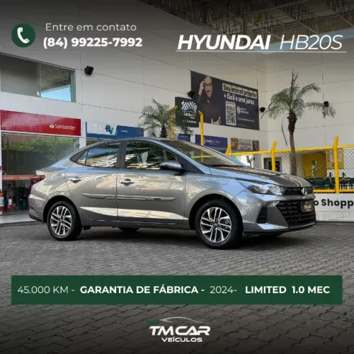Hyundai HB20S Limited Plus 1.0 Flex 12V Mec. 2024