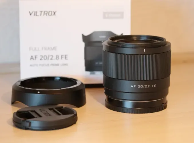 Lente Viltrox 20mm f2.8 para Sony FE