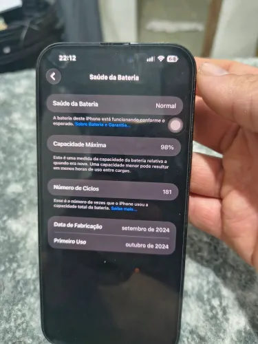 Vendo iPhone 16 pro Max em excelente estado.