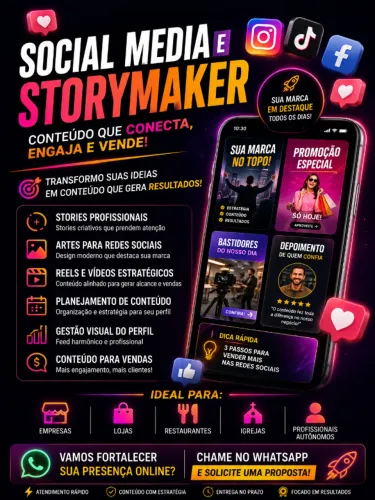 Videomaker | Editor de Vídeo | Social Media para Empresas e Eventos"