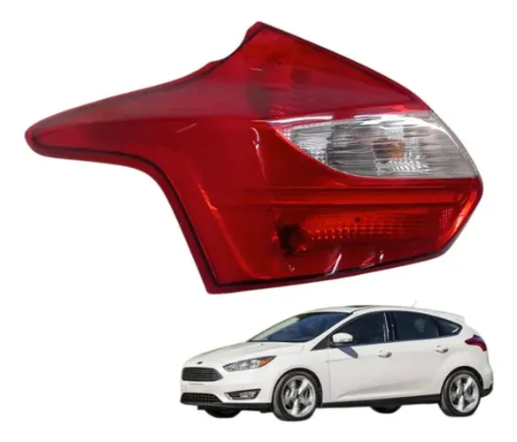 Lanterna Traseira Esquerda Ford Focus Hatch 2.0 2015 Detalhe Esquerdo/motorista