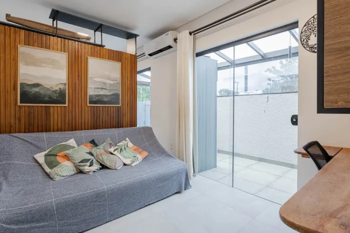Studio mobiliado no Campeche com 35m² no Residencial Montblanc