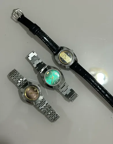Lote 3 relógios Orient Originais (anos 70 e 80)
