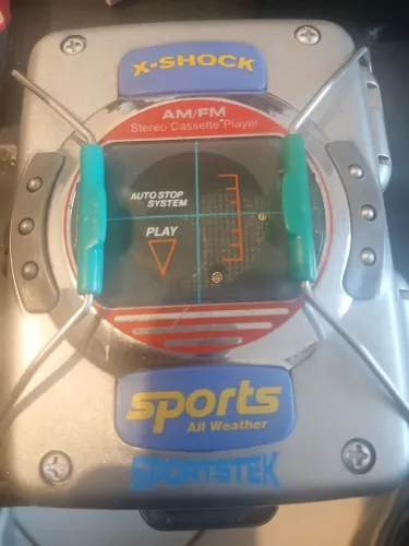 Walkman cassete vintage Sportstek - leia