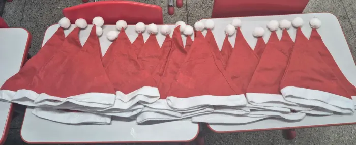 Gorro Papai Noel 20 unidades