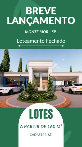 Lançamento Villa Splendor Loteamento Fechado Condomínio Lotes de 160m2 Residenciais e Come