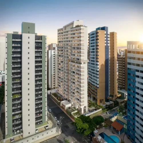 Apto com um os dois suítes na Aldeota - 40 a 68m²