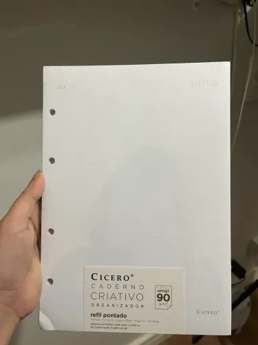 4 Refis Pontados para fichário/caderno criativo da Cícero