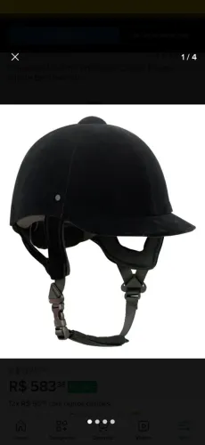 Capacete para hipismo Instep tam M + tala hipica