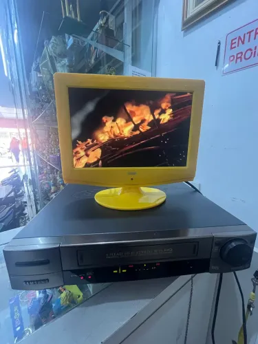 Video Cassete Samsung Vm-k80 Estéreo Hifi 6m controle remoto original estado de novo 
