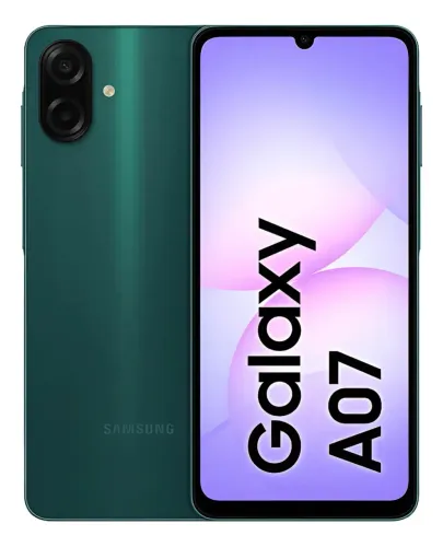 Celular Samsung Galaxy A07 128gb, Câmera 50mp , Tela 6.7 , Proteção Ip54, Cor - Verde