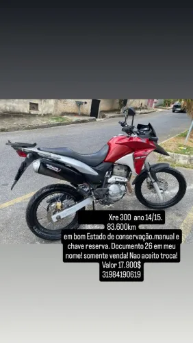 XRE 300 em ótimo estado