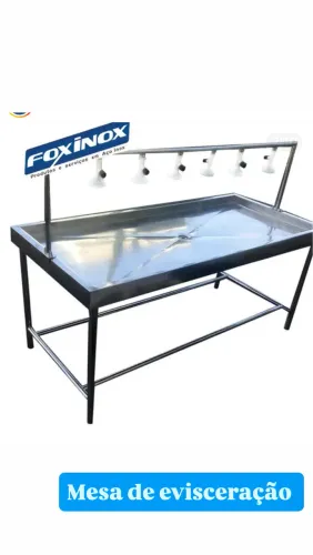 Mesa de evisceração 