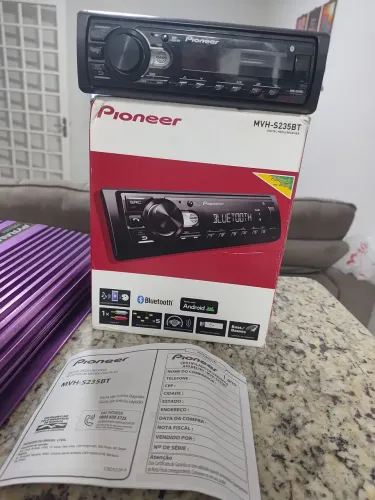 Aparelho de som Pioneer Bluetooth semi NOVO com nota fiscal