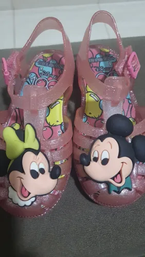 Mini Melissa Minnie e Mickey Rosa n23/24