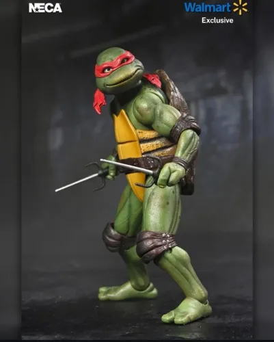 (Original) Action Figure Tartarugas Ninja Neca Raphael Edição Aniversário 35