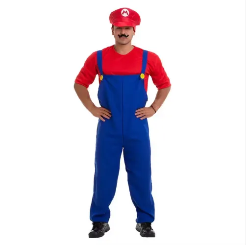 Fantasia Mário Bros Adulto - Tamanho M 