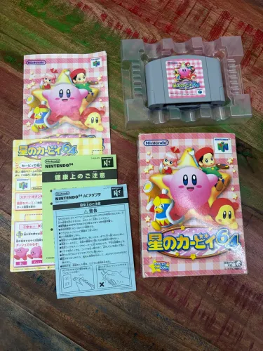 Jogo Kirby 64 The Crystal Shards para Nintendo 64 Original CIB