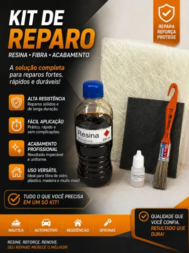 Kit de Reparo Fibra de Vidro