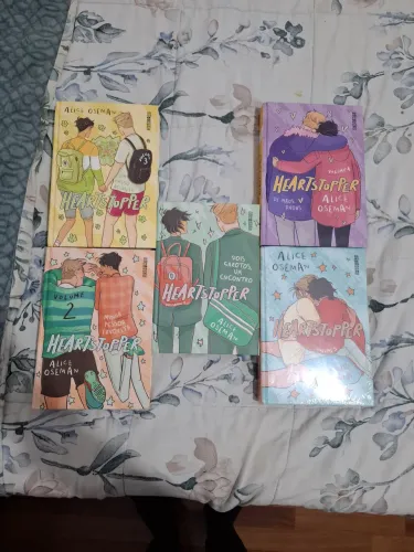 Heartstopper 1 ao 5 coleção completa