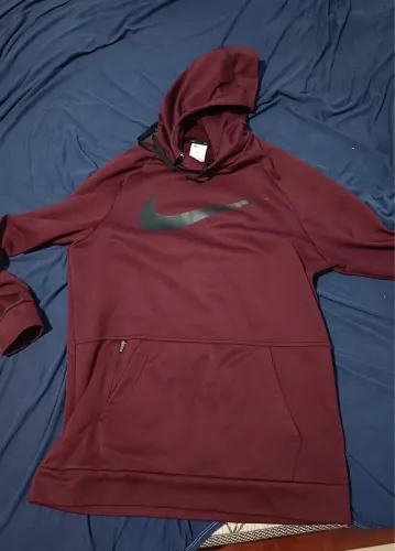 moletom nike dri-fit tamanho M cor vinho
