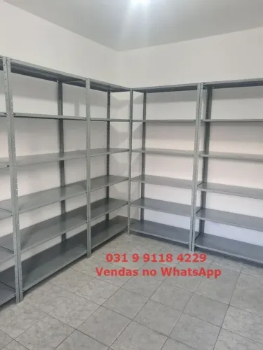 Estantes de aço com 6 bandejas Novas Reforçadas Frete grátis